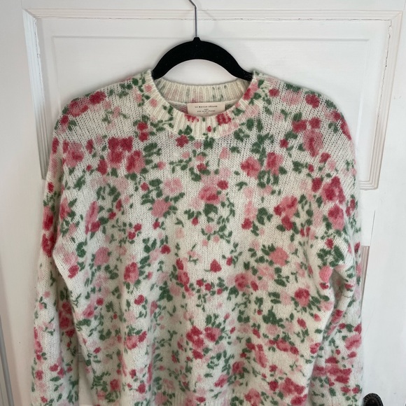Sezane Amaya mohair floral sweater - Picture 3 of 6